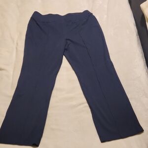 Cato Navy Boot-Cut Dress Pants